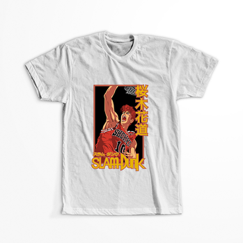 Koszulka Biała Slam Dunk WYBIERZ KOLOR KOSZULKI I FASON