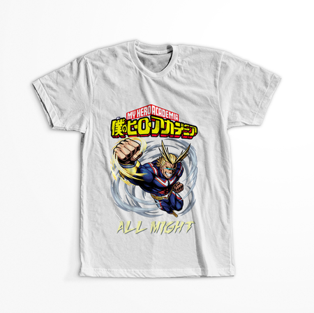 Koszulka Biała My Hero Academia / Akademia bohaterów - WYBIERZ KOLOR KOSZULKI I FASON