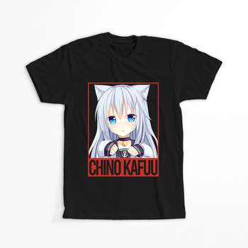 Koszulka Czarna - Is the Order a Rabbit? - WYBIERZ KOLOR KOSZULKI I FASON