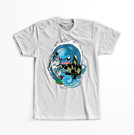 Koszulka Biała - Pokemon x Demon Slayer - WYBIERZ KOLOR KOSZULKI I FASON