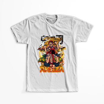 Koszulka Biała Demon Slayer / Kimetsu no Yaiba / Miecz zabójcy demonów - WYBIERZ KOLOR KOSZULKI I FASON