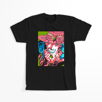 Koszulka Czarna JOJO's Bizarre Adventure - WYBIERZ KOLOR KOSZULKI I FASON