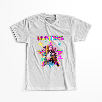 Koszulka Biała KPop Demon Hunters WYBIERZ KOLOR KOSZULKI I FASON