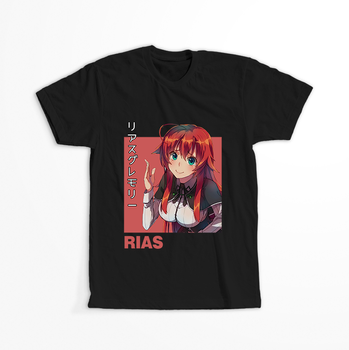 Koszulka Czarna Highschool DxD - WYBIERZ KOLOR KOSZULKI I FASON