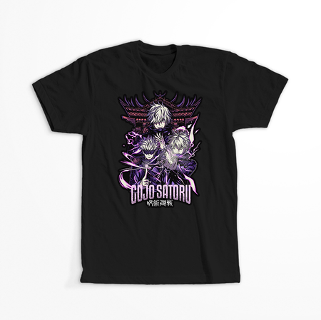 Koszulka Czarna Jujutsu Kaisen - WYBIERZ KOLOR KOSZULKI I FASON