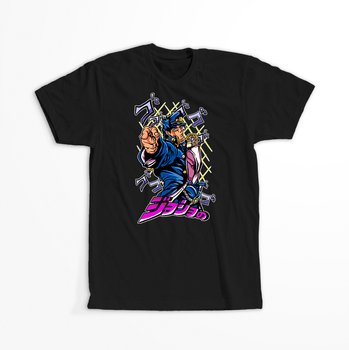 Koszulka Czarna JOJO's Bizarre Adventure - WYBIERZ KOLOR KOSZULKI I FASON
