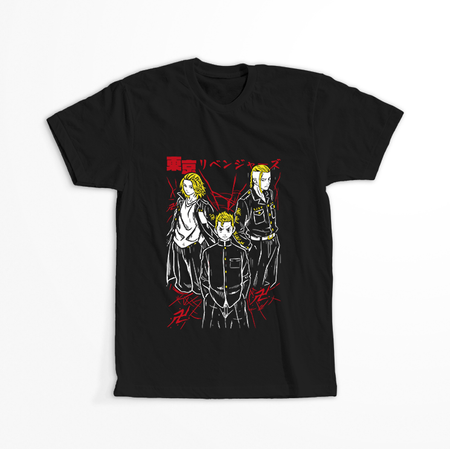 Koszulka Czarna Tokyo Revengers WYBIERZ KOLOR KOSZULKI I FASON
