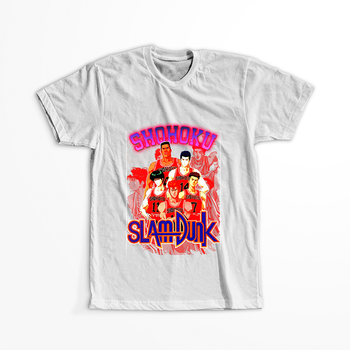 Koszulka Biała Slam Dunk WYBIERZ KOLOR KOSZULKI I FASON