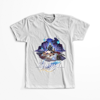 Koszulka Biała - Honkai Star Rail - Hanya WYBIERZ KOLOR KOSZULKI I FASON