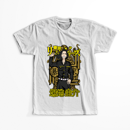 Koszulka Biała Tokyo Revengers WYBIERZ KOLOR KOSZULKI I FASON