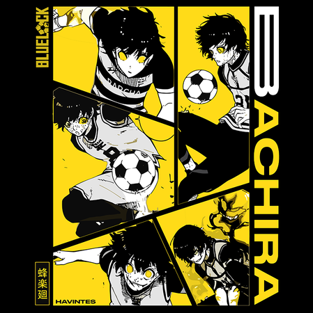 Koszulka Biała - Blue Lock - WYBIERZ KOLOR KOSZULKI I FASON