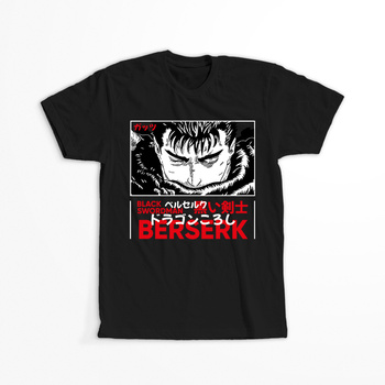 Koszulka Czarna - Berserk - WYBIERZ KOLOR KOSZULKI I FASON
