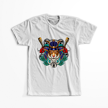 Koszulka Samuraj tygrys WYBIERZ KOLOR KOSZULKI I FASON