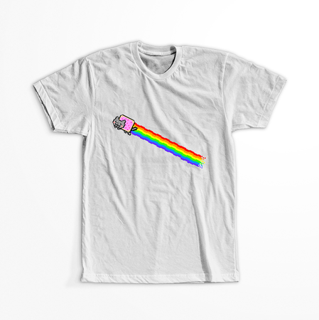 Koszulka Biała NyaNyan WYBIERZ KOLOR KOSZULKI I FASON