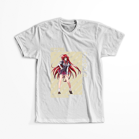 Koszulka Biała Highschool DxD - WYBIERZ KOLOR KOSZULKI I FASON