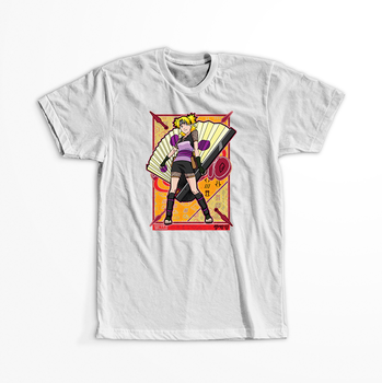 Koszulka Biała Naruto / Boruto - WYBIERZ KOLOR KOSZULKI I FASON