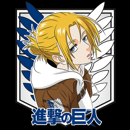 Koszulka Czarna Attack on titan WYBIERZ KOLOR KOSZULKI I FASON