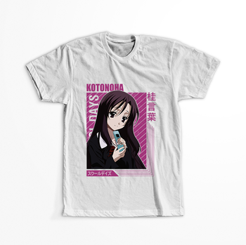 Koszulka Biała School Days - WYBIERZ FASON KOSZULKI