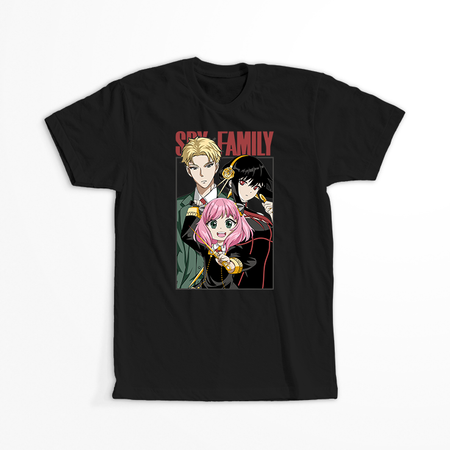 Koszulka Czarna Spy X Family - WYBIERZ KOLOR KOSZULKI I FASON