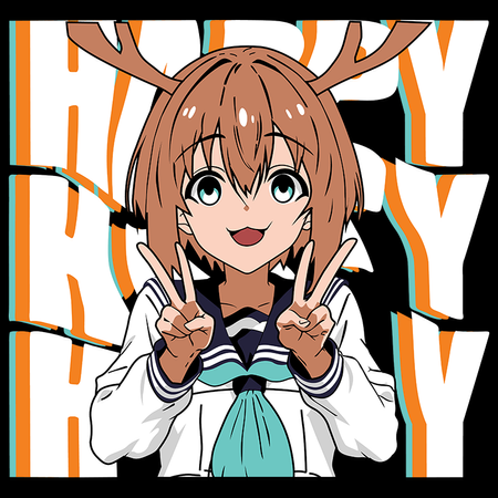 Koszulka Biała - My Deer Friend Nokotan - WYBIERZ KOLOR KOSZULKI I FASON