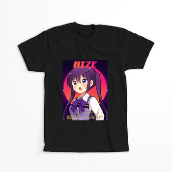 Koszulka Czarna - Is the Order a Rabbit?  - WYBIERZ KOLOR KOSZULKI I FASON