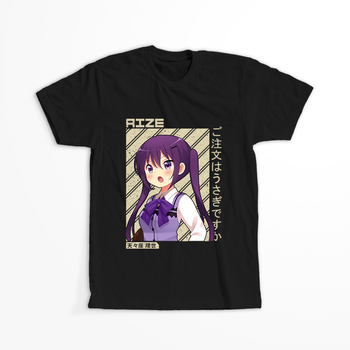 Koszulka Czarna - Is the Order a Rabbit? - WYBIERZ KOLOR KOSZULKI I FASON