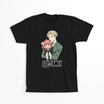 Koszulka Czarna Spy X Family - WYBIERZ KOLOR KOSZULKI I FASON