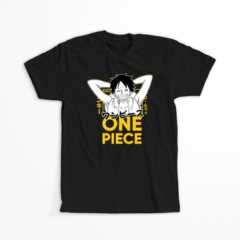 Koszulka Czarna One Piece - WYBIERZ KOLOR KOSZULKI I FASON