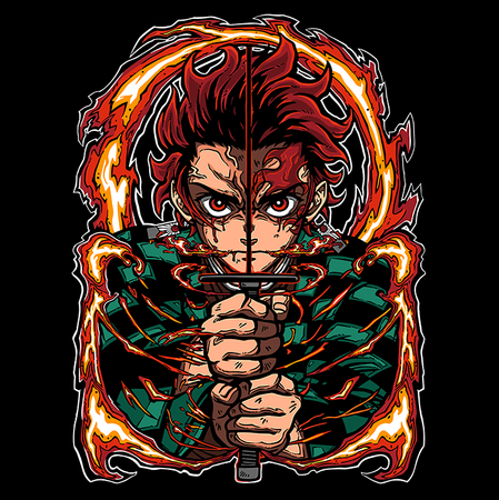 Torba z uszami z Demon Slayer / Kimetsu no Yaiba / Miecz zabójcy demonów