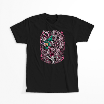 Koszulka Czarna Naruto / Boruto - WYBIERZ KOLOR KOSZULKI I FASON