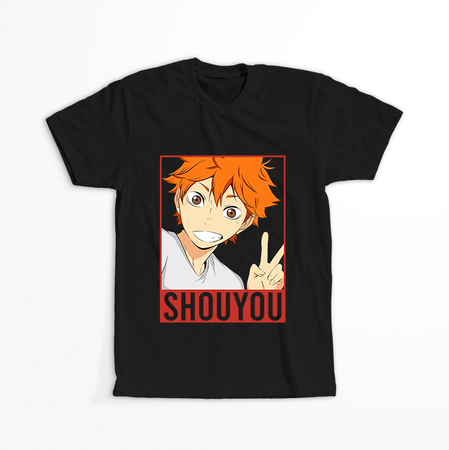 Koszulka Czarna - Haikyuu!!  - WYBIERZ KOLOR KOSZULKI I FASON
