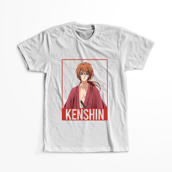 Koszulka Biała Rurouni Kenshin WYBIERZ KOLOR KOSZULKI I FASON