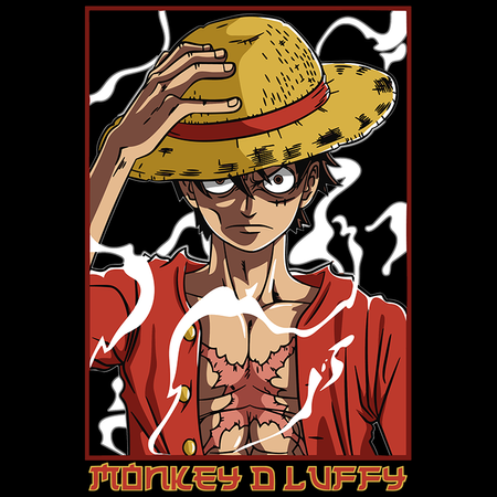 Koszulka Czarna One Piece - WYBIERZ KOLOR KOSZULKI I FASON