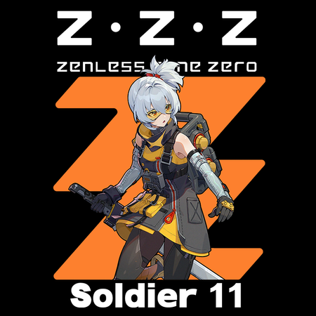 Koszulka Czarna - Zenless Zone Zero - WYBIERZ KOLOR KOSZULKI I FASON