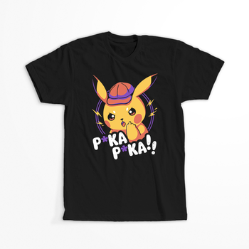 Koszulka Czarna - Pokemon - WYBIERZ KOLOR KOSZULKI I FASON