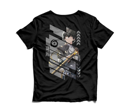 Koszulka Czarna Wuthering Waves - WYBIERZ FASON I KOLOR KOSZULKI 