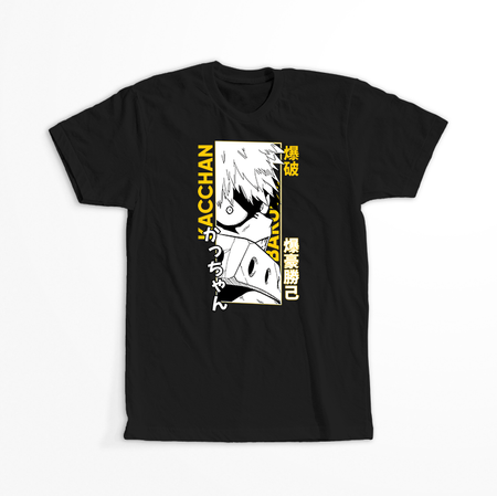 Koszulka Czarna My Hero Academia / Akademia bohaterów - WYBIERZ KOLOR KOSZULKI I FASON