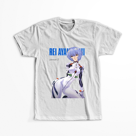 Koszulka Biała Neon Genesis Evangelion - WYBIERZ KOLOR KOSZULKI I FASON