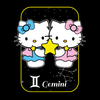 Koszulka Czarna - Hello Kitty - WYBIERZ KOLOR KOSZULKI I FASON