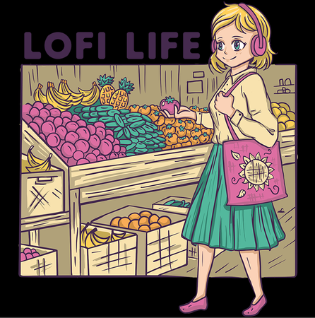 Torba z uszami z Lofi life