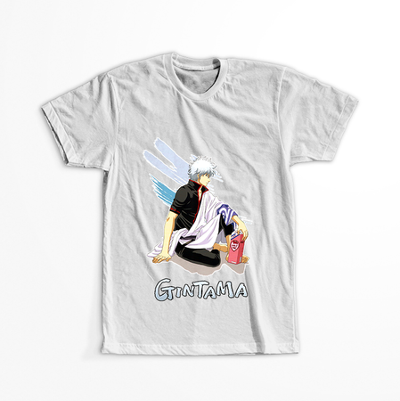 Koszulka Biała Gintama WYBIERZ KOLOR KOSZULKI I FASON
