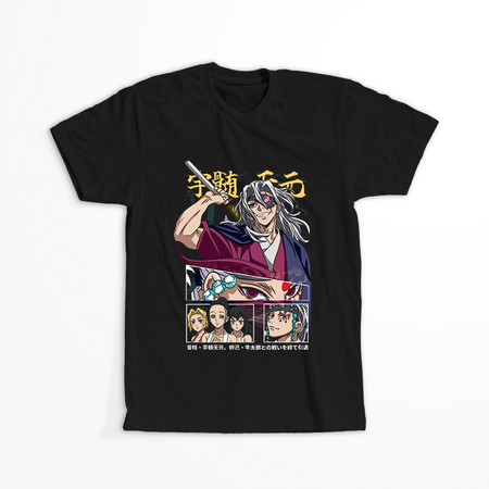 Koszulka Czarna Demon Slayer / Kimetsu no Yaiba / Miecz zabójcy demonów - WYBIERZ KOLOR KOSZULKI I FASON