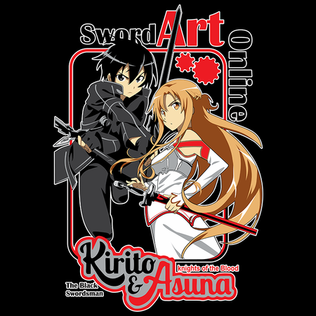 Koszulka Biała Sword Art Online - WYBIERZ KOLOR KOSZULKI I FASON