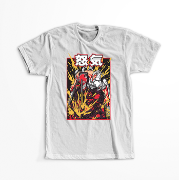 Koszulka Biała Chainsaw Man WYBIERZ KOLOR KOSZULKI I FASON