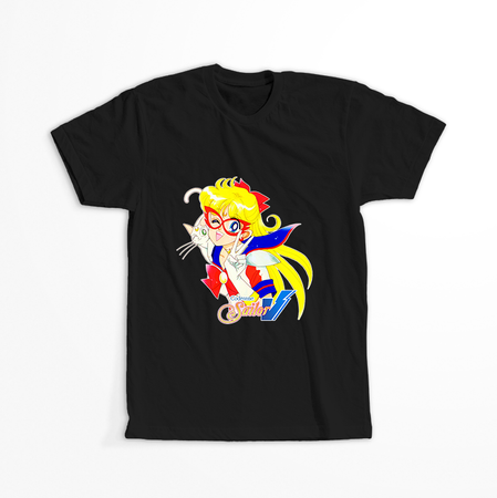 Koszulka Czarna Sailor Moon WYBIERZ KOLOR KOSZULKI I FASON