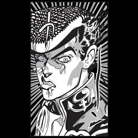 Koszulka Czarna JOJO's Bizarre Adventure - WYBIERZ KOLOR KOSZULKI I FASON