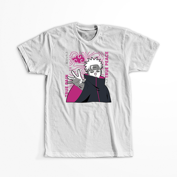 Koszulka Biała Naruto / Boruto - WYBIERZ KOLOR KOSZULKI I FASON