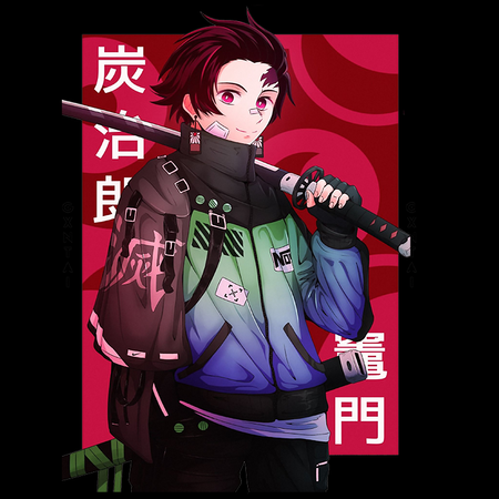 Torba z uszami z Demon Slayer / Kimetsu no Yaiba / Miecz zabójcy demonów