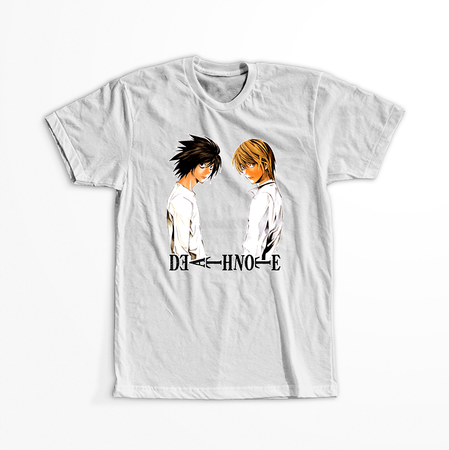 Koszulka Biała Death Note - WYBIERZ KOLOR KOSZULKI I FASON