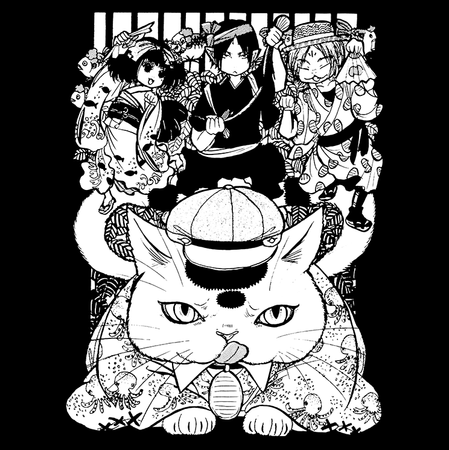 Koszulka Czarna Hoozuki no Reitetsu WYBIERZ KOLOR KOSZULKI I FASON